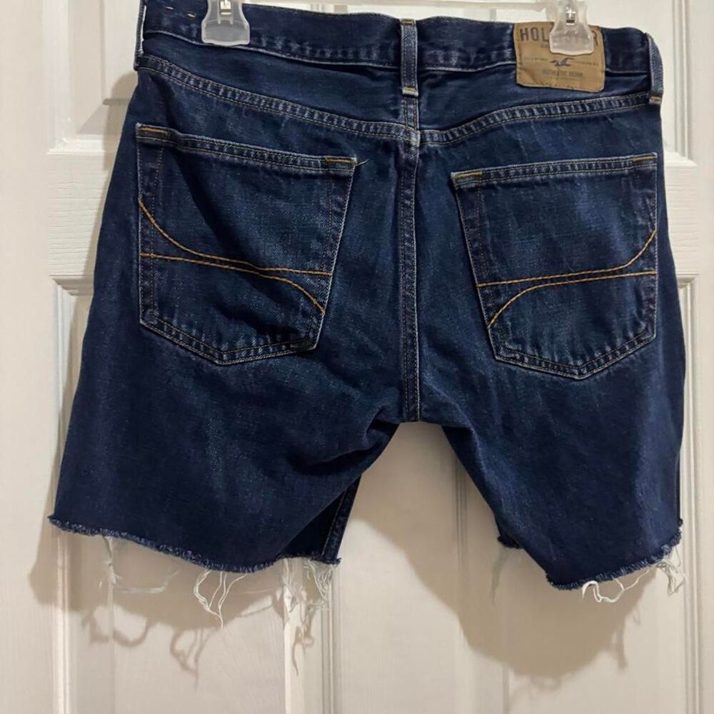 Hollister-co Men's Blue and Navy Shorts